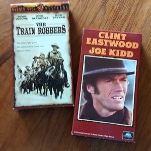 2 VHS Westerns